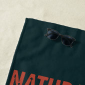 Retro Natural Born Gamer Funny Strandtuch (Beispiel)