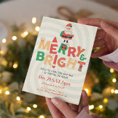 Retro naughty Santa Claus Einladung