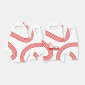 Retro naughty Santa Claus Geschenkschachtel (Ungefaltet)