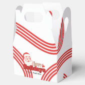 Retro naughty Santa Claus Geschenkschachtel (Geöffnet)