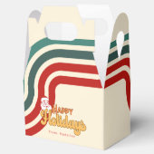 Retro naughty Santa Claus Geschenkschachtel (Geöffnet)