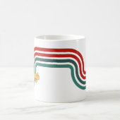 Retro naughty Santa Claus Kaffeetasse (Mittel)