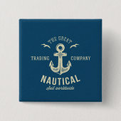 Retro nautischlogo button (Vorderseite)