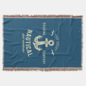 Retro nautischlogo decke (Vorderseite)