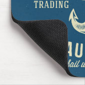 Retro nautischlogo mousepad (Ecke)