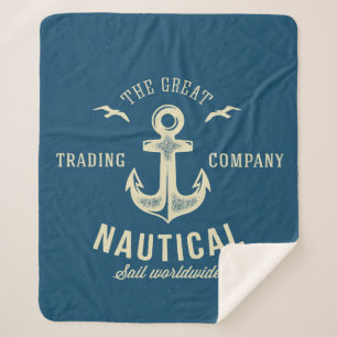 Retro nautischlogo sherpadecke