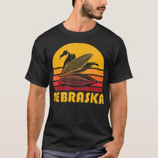 Retro Nebraska Mais Vintage Mais Landwirtschaft T-Shirt