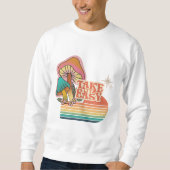 Retro NEHMEN SIE ES LEICHT Sweatshirt (Vorderseite)