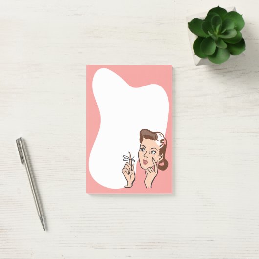 Retro nehmen Sie Kenntnis Post-it Klebezettel (Büro)