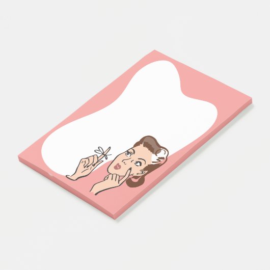 Retro nehmen Sie Kenntnis Post-it Klebezettel (angewinkelt)