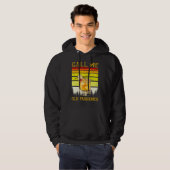 Retro nennt mich altmodischen Whiskey Wisconsin Vi Hoodie (Vorne ganz)