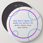 Retro-Neon-Ästhetik-Herzschmerz-Zitat-Button⁠ Button (Vorne & Hinten)