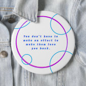 Retro-Neon-Ästhetik-Herzschmerz-Zitat-Button⁠ Button (Beispiel)