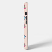 Retro Neon Audio-Kassettenbandmuster Case-Mate iPhone Hülle (Rückseite / Links)