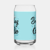 Retro Neon "Bowling Is My Cardio" Funny Bowling Dosenglas (Rechts)