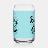 Retro Neon "Bowling Is My Cardio" Funny Bowling Dosenglas (Links)