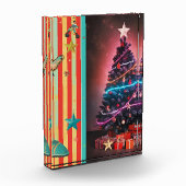 Retro Neon Christmas Fotoblock (Links)