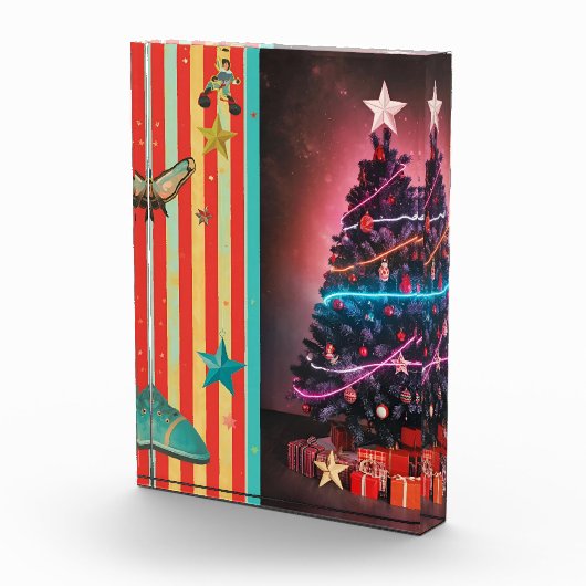 Retro Neon Christmas Fotoblock (Rechts)