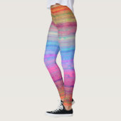 Retro Neon Colors Muster Leggings (Links)