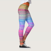 Retro Neon Colors Muster Leggings (Rechts)