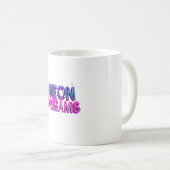 Retro Neon Dreams Star Icon Tasse (VorderseiteRechts)