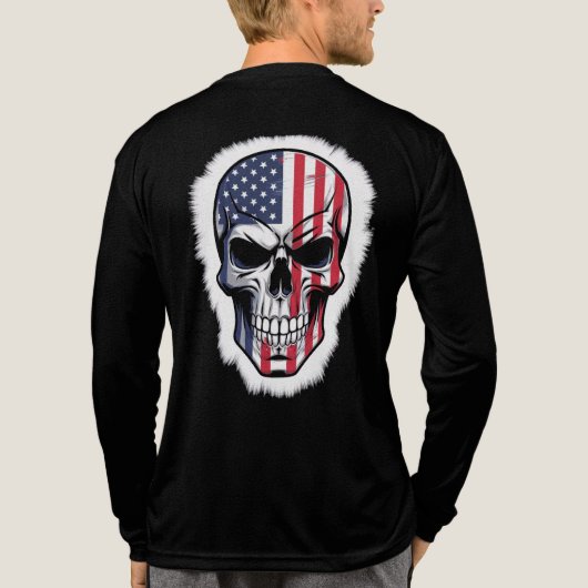 Retro Neon Drummer Tri-Blend Shirt (Rückseite)