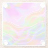 Retro Neon farbige Party Untersetzer (Rückseite)