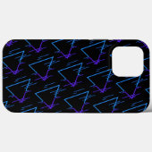 Retro Neon Geometric Muster 2 Case-Mate iPhone Hülle (Rückseite (Horizontal))