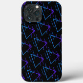 Retro Neon Geometric Muster 2 Case-Mate iPhone Hülle (Rückseite)