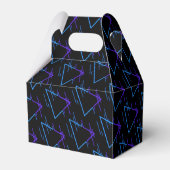 Retro Neon Geometric Muster 2 Gable Geschenkschachtel (Vorderseite)