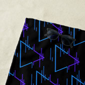 Retro Neon Geometric Muster 2 Strandtuch (Beispiel)