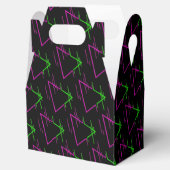 Retro Neon Geometric Muster Gable Geschenkschachtel (Geöffnet)