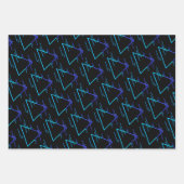 Retro Neon Geometric Pattern Collection Geschenkpapier Set (Vorderseite 2)