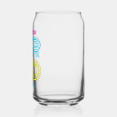 Retro Neon Grad Abschluss Dosenglas (Links)