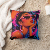Retro Neon Kissen (Decke)