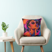 Retro Neon Kissen (Stuhl )