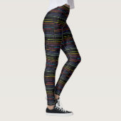 Retro Neon Lines Retro Style Leggings (Rechts)