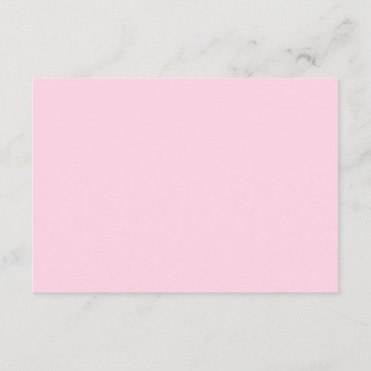 Retro-Neon-Rosa-Skriptanleitung wünscht Abschluss Begleitkarte (Rückseite)