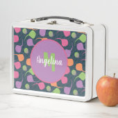 Retro Neon Stingray Metal Lunch Box (Beispiel)
