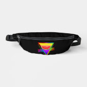 Retro Neon Watermelon Bauchtasche (Vorderseite)