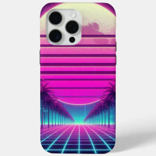 Retro, Neonmoon/Palmen im 80er Case-Mate iPhone Hülle