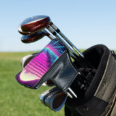 Retro, Neonmoon/Palmen im 80er Golf Headcover (In Situ)