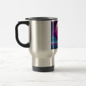 Retro, Neonmoon/Palmen im 80er Reisebecher (Links)