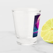 Retro, Neonmoon/Palmen im 80er Schnapsglas (Links)