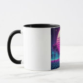 Retro, Neonmoon/Palmen im 80er Tasse (Links)