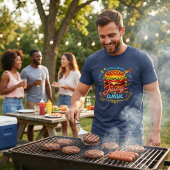 Retro-Neonschild eines Diners: Saftiger & Klassisc Tri-Blend Shirt