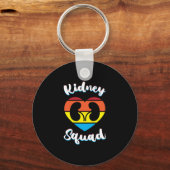 Retro Nephrologie Team Dialysis Nurse Niere Squad Schlüsselanhänger (Vorderseite)