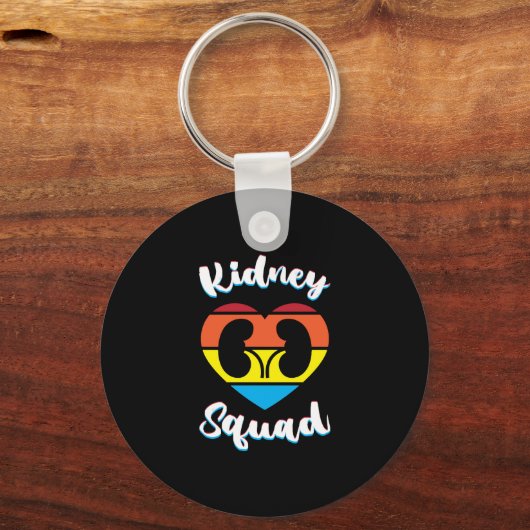 Retro Nephrologie Team Dialysis Nurse Niere Squad Schlüsselanhänger (Vorderseite)