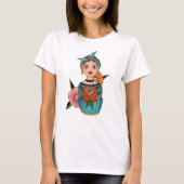 Retro Nest Puppe Tattoo T-Shirt (Vorderseite)