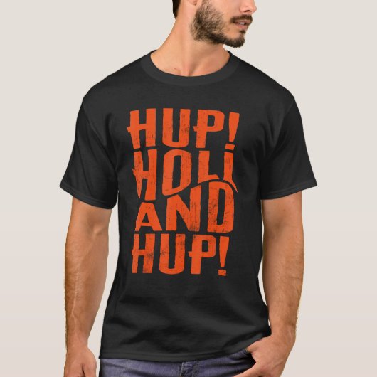 Retro Netherlands Dutch Soccer Hup Holland Oranje  T-Shirt (Vorderseite)